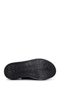 صندل زنانه مشکی چرمی راحتی با دو سگک دری مد