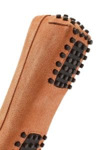 لوفر زنانه نارنجی جیر چرم دری مد