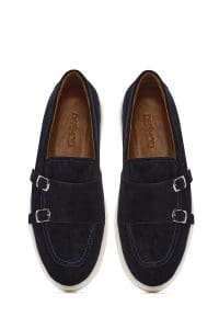 لوفر مردانه جیر سرمه‌ای سگک‌دار روزمره دری مد