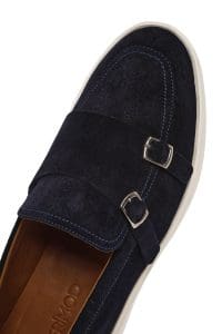 لوفر مردانه جیر سرمه‌ای سگک‌دار روزمره دری مد