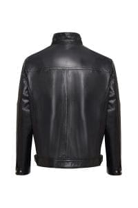 کت چرمی مردانه سایز بزرگ مشکی Muller-X دری مد