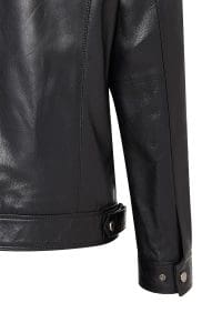 کت چرمی مردانه سایز بزرگ مشکی Muller-X دری مد