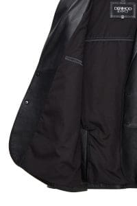 کت چرمی مردانه مشکی بلیزر Dominic دری مد