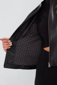 کت چرمی کوتاه مشکی زنانه مارلین دری مد