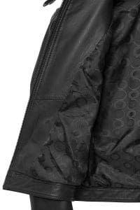 کت چرمی کوتاه مشکی زنانه کایلی دری مد