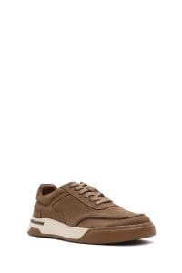 کتونی مردانه نوبوک کرم بنددار زیره ضخیم دری مد