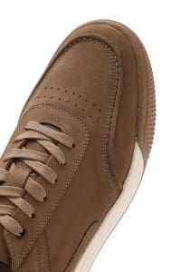 کتونی مردانه نوبوک کرم بنددار زیره ضخیم دری مد