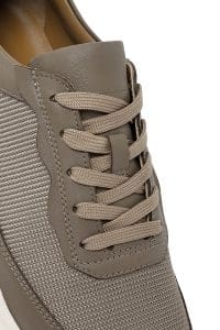 کتونی مردانه چرم شتری بنددار دری مد