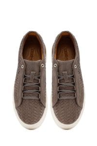 کتونی مردانه چرم ویژون بنددار زیره ضخیم دری مد