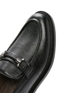 کفش لوفر مردانه چرم مشکی کلاسیک دری مد