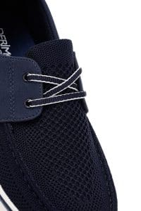 کفش مردانه پارچه‌ای سرمه‌ای بندی کژوال Derimod Zero