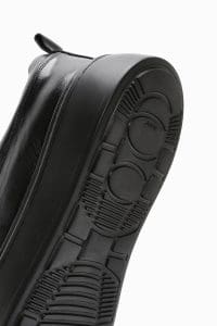 کفش مردانه چرم مشکی بندی زیره ضخیم کژوال دری مد