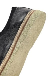 کفش مردانه چرم مشکی بندی کژوال دری مد