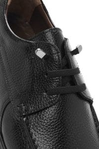 کفش مردانه چرم مشکی بندی کژوال دری مد