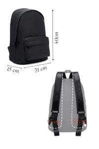 کوله‌پشتی مردانه مشکی دری مد