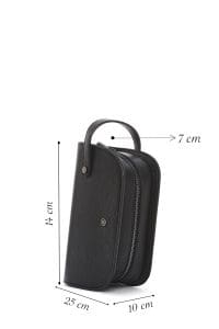 کیف دستی مردانه مشکی دری مد