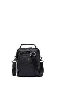 کیف دستی چرمی بند بلند مردانه مشکی دری مد