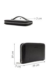 کیف دستی چرمی مردانه مشکی دری مد