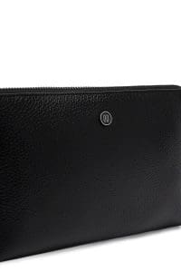 کیف دستی چرمی مردانه مشکی مینی دری مد