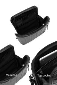 کیف دوشی مردانه مشکی D-Pack