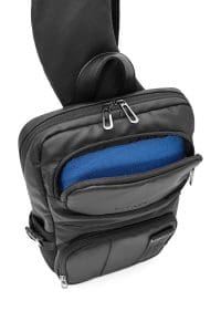 کیف دوشی مردانه مشکی D-Pack