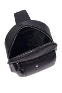 کیف دوشی چرمی مردانه مشکی دری مد