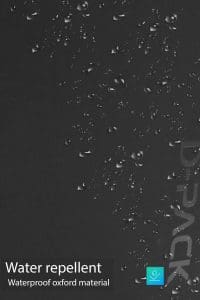 کیف دوشی یونیسکس مشکی D-Pack