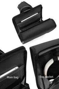 کیف دوشی یونیسکس مشکی D-Pack