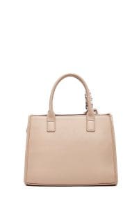 کیف زنانه دستی کرم بند بلند طرح‌دار کاپیتونه دری مد