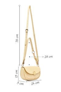 کیف زنانه دوشی زرد دری مد
