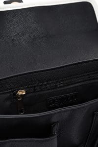 کیف زنانه دوشی مشکی با جزئیات سگک دری مد