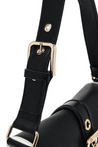 کیف زنانه دوشی مشکی با جزئیات سگک دری مد