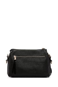 کیف زنانه دوشی مشکی بند بلند دری مد