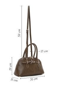 کیف زنانه مینی سبز دوشی بلند دری مد