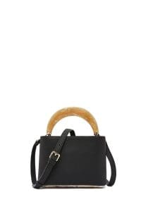 کیف زنانه مینی مشکی دوشی بلند دری مد