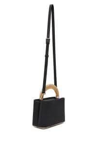 کیف زنانه مینی مشکی دوشی بلند دری مد