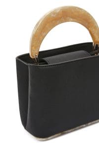 کیف زنانه مینی مشکی دوشی بلند دری مد