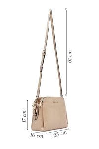 کیف زنانه کراس بادی بژ دوشی بلند دری مد