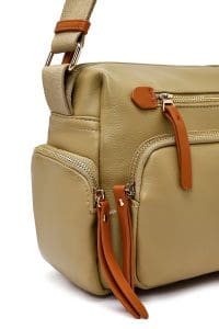 کیف زنانه کراس بادی سبز دوشی بلند دری مد