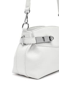 کیف زنانه کراس بادی سفید دوشی بلند دری مد