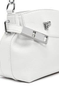 کیف زنانه کراس بادی سفید دوشی بلند دری مد