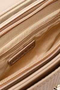 کیف زنانه کراس بادی طوسی چاپ‌دار دوشی بلند دری مد