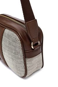 کیف زنانه کراس بادی قهوه‌ای دوشی بلند دری مد