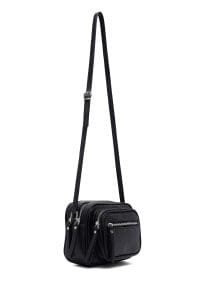 کیف زنانه کراس بادی مشکی دوشی بلند دری مد