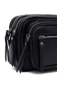 کیف زنانه کراس بادی مشکی دوشی بلند دری مد