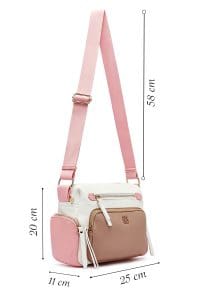 کیف زنانه کراس بادی پودری دوشی بلند دری مد