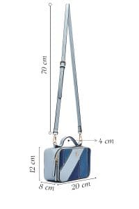 کیف زنانه کراس بادی کلاسیک سرمه‌ای دوشی بلند دری مد