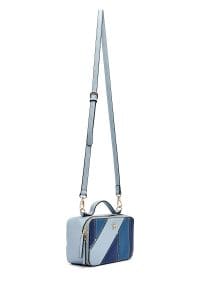 کیف زنانه کراس بادی کلاسیک سرمه‌ای دوشی بلند دری مد