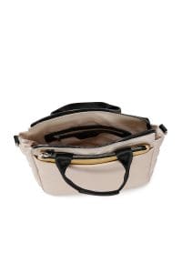 کیف زنانه کرم دوشی بلند دری مد