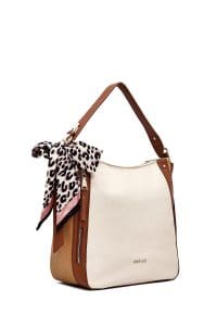 کیف زنانه کلاسیک بژ بند بلند دوشی دری مد